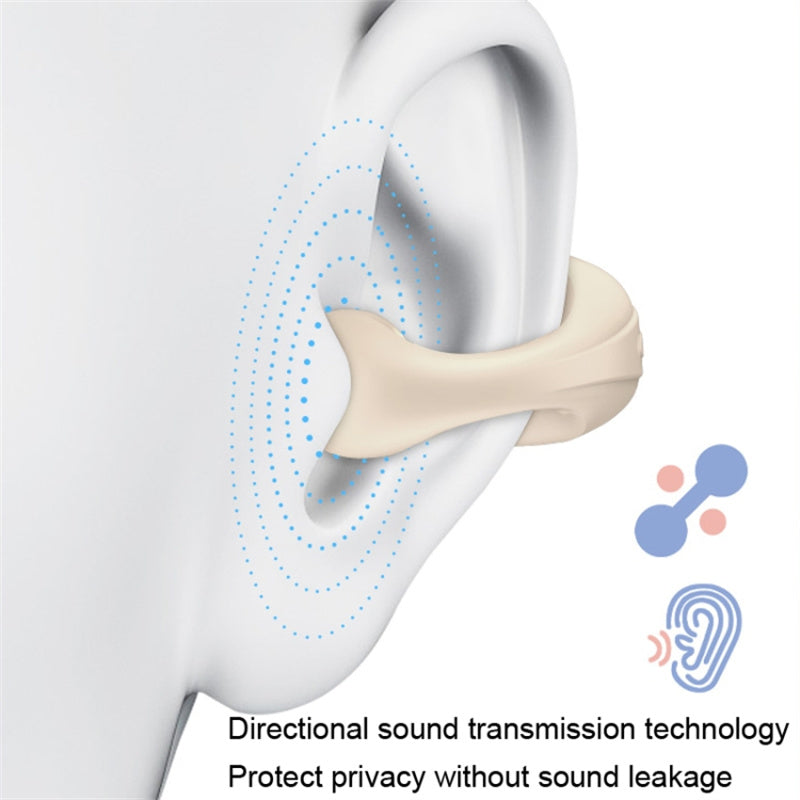 V50 Single-Ear Headset Bluetooth Wireless Bone Conduction Clip-on Headphone Sport Running Earphone V50 Single-Ear Headset Bluetooth Wireless Bone Conduction Clip-on Headphone Sport Running Earphone